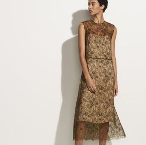 Vince Sleeveless Lace Dress